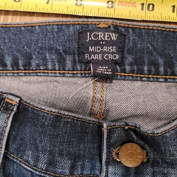 NEW J Crew Blue Jeans Women's Size 33 Tall Button Fly Pockets Y2K Streetwear - Picture 13 of 13